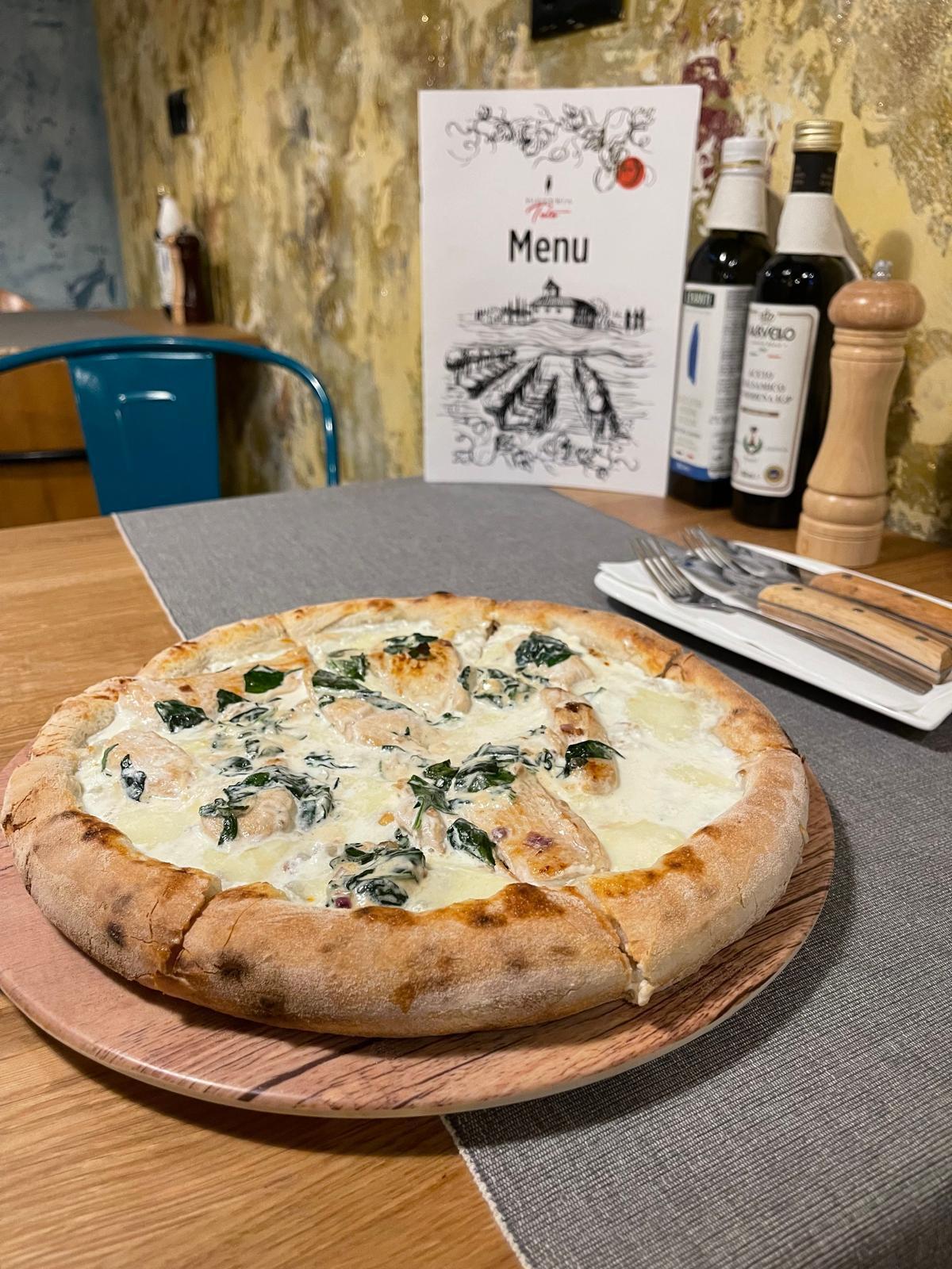 Pizza Pollo e Spinaci