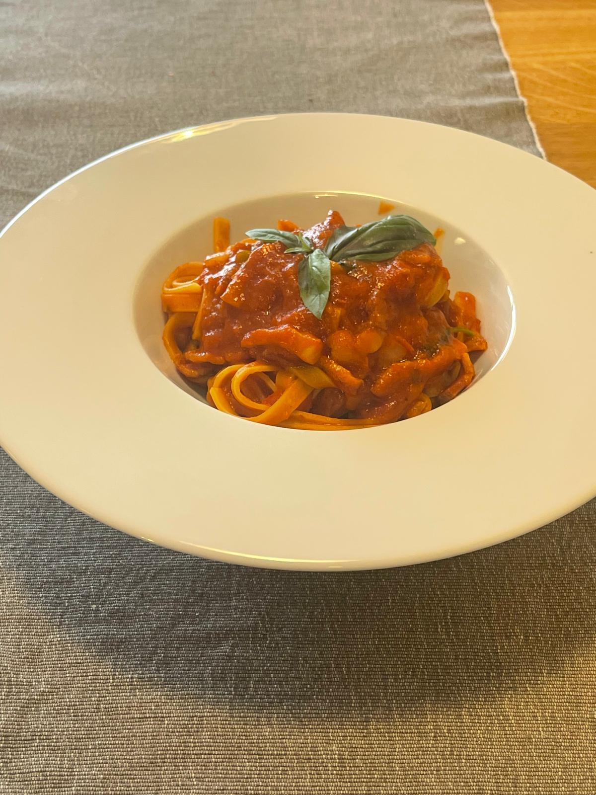 Tagliatelle Amatriciana